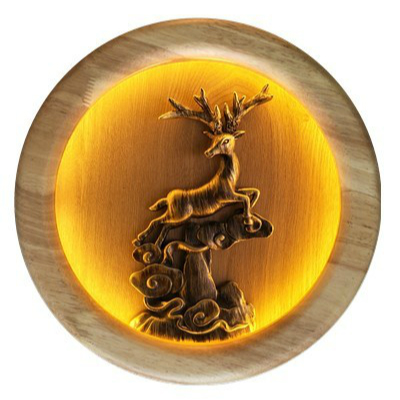 小鹿新型工艺品壁灯