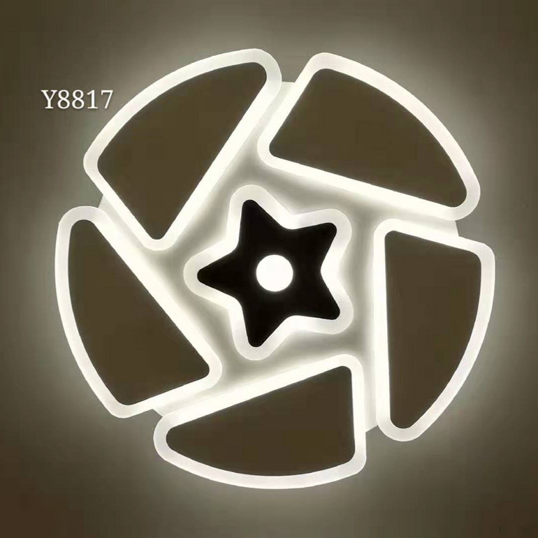 五角星个性卧室吸顶灯