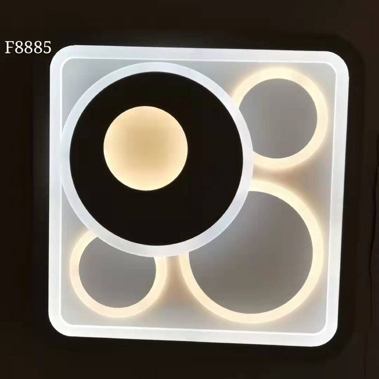 几何圆圈个性吸顶灯