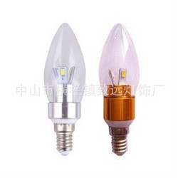 LED3*1w三叉蜡烛灯外壳套件