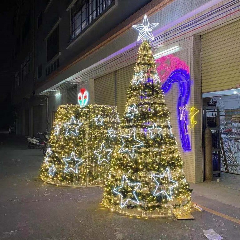 户外园林圣诞树LED节日景观装饰灯