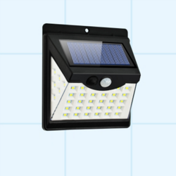 户外IP65防水高亮ABS太阳能人体感应壁灯