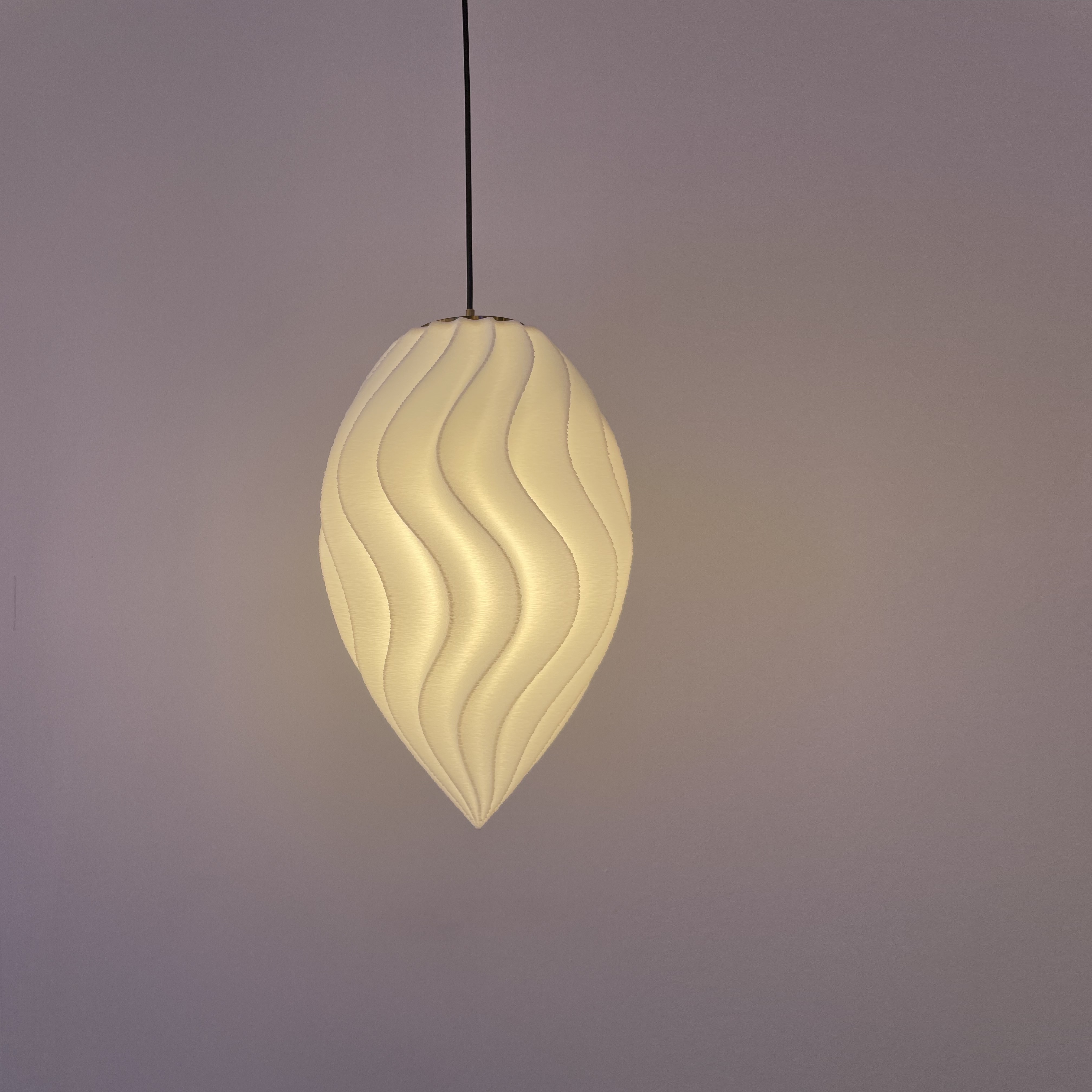 室内唯美高亮简约3D打印磁吸水吊灯