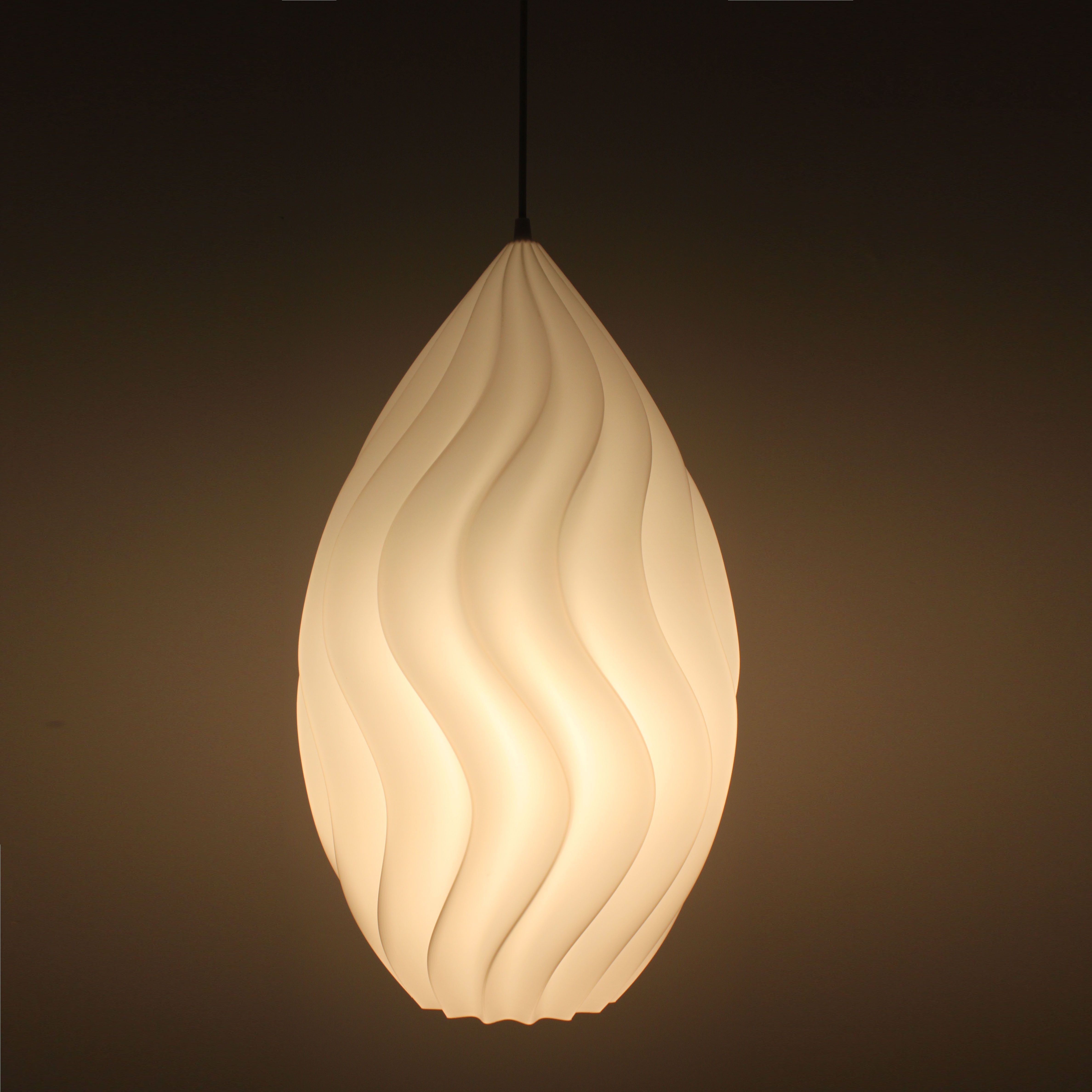 室内唯美客厅卧室3D打印水滴吊灯