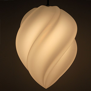 3D打印创意个性餐厅展厅海螺吊灯