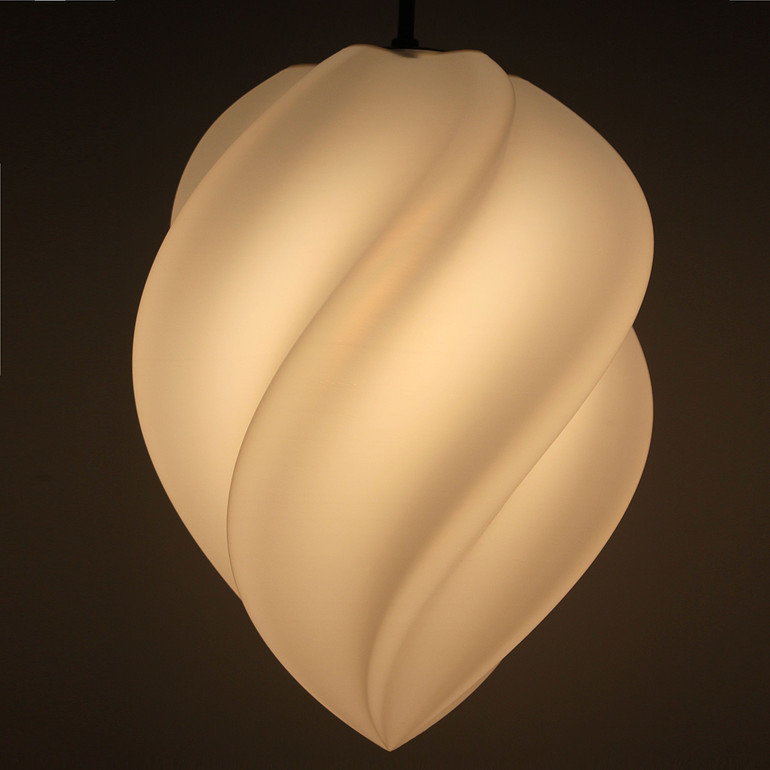 3D打印创意个性餐厅展厅海螺吊灯