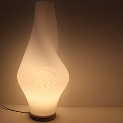3D打印室内唯美暖光咖啡厅客厅维纳斯台灯