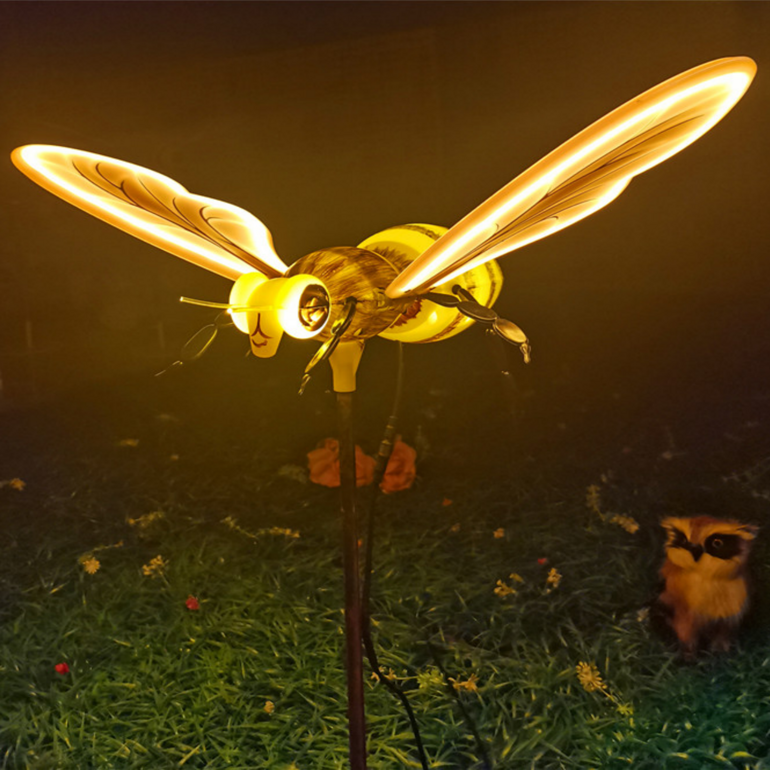 户外景区园林高亮LED动态蜜蜂景观灯