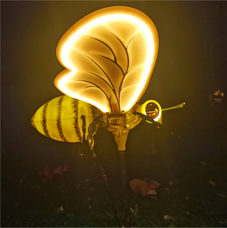 公园广场工程亮化装饰led动态蜜蜂造型灯