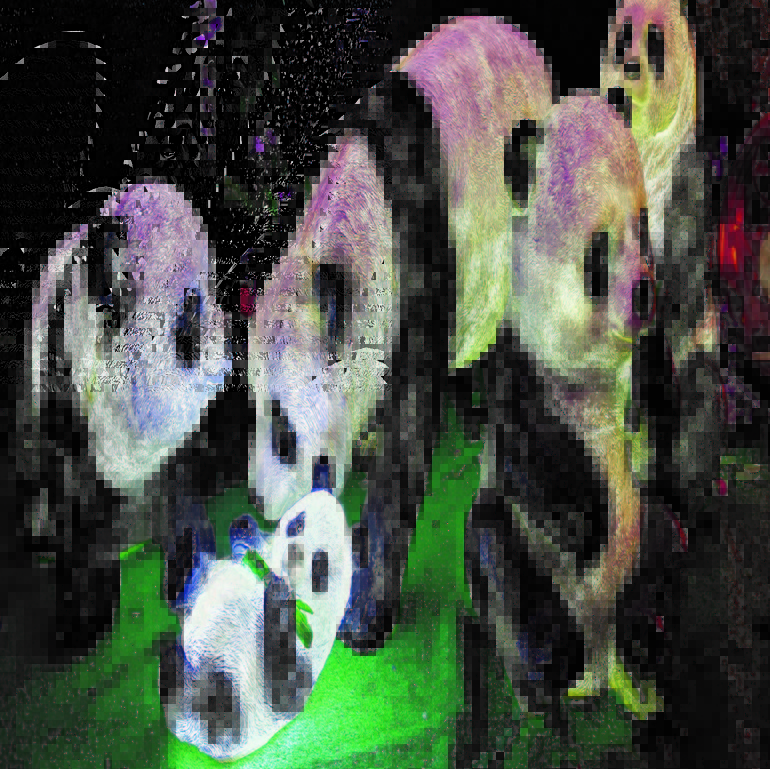 户外园林花园景观LED发光熊猫灯