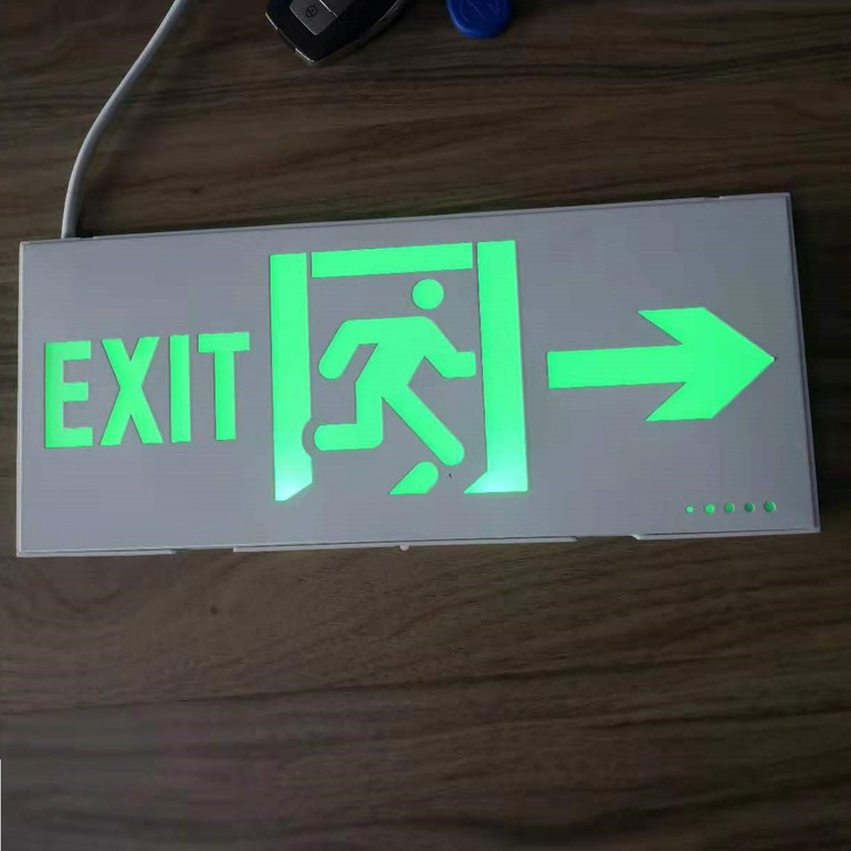 单面向右LED插电消防应急安全出口指示牌