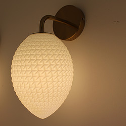 创意简约室内照明客厅卧室橄榄智能壁灯