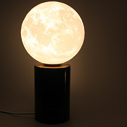 个性创意卧室床头3D打印月球led台灯