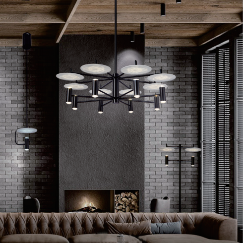 北欧室内艺术创意卧室客厅LED吊灯