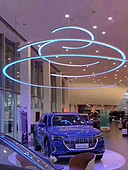 LED炫彩超亮汽车展台展厅展柜硬灯条