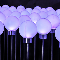 LED户外花园地插圆球景观灯