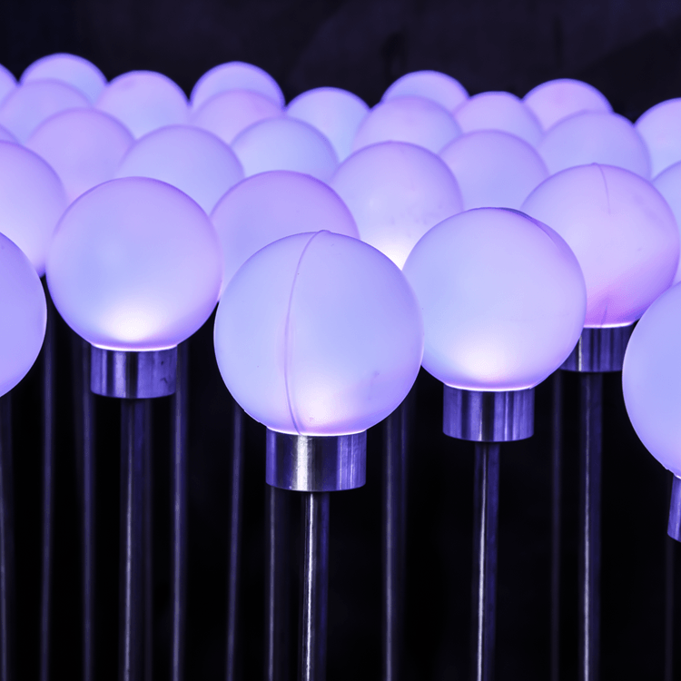 LED户外花园地插圆球景观灯