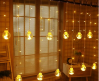 LED暖白色氛围灯圣诞花园装饰灯串