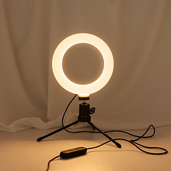 LED护眼6寸圆形智能语音补光灯