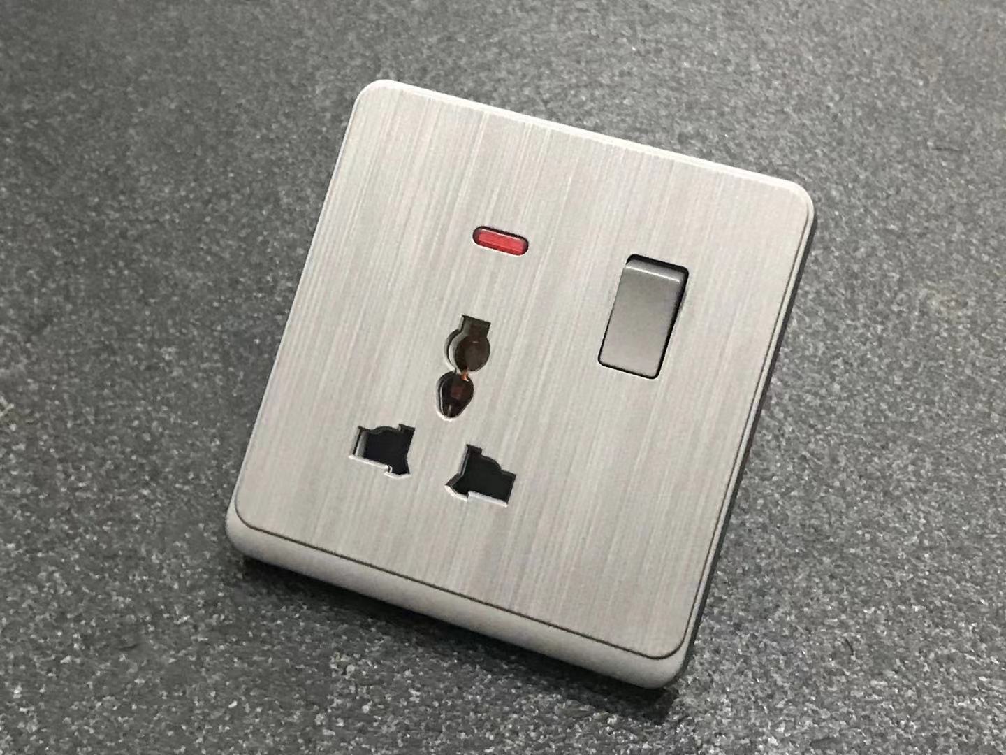 两用亮灯提示简约大气家用智能开关