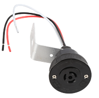  3PIN 外接式路灯安装插座 路灯底座 灯具连接件