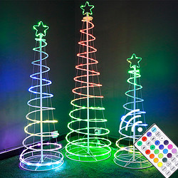 LED可折叠收纳点控管子灯螺旋树灯