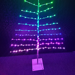 LED庭院装饰七彩同步点控平面树灯