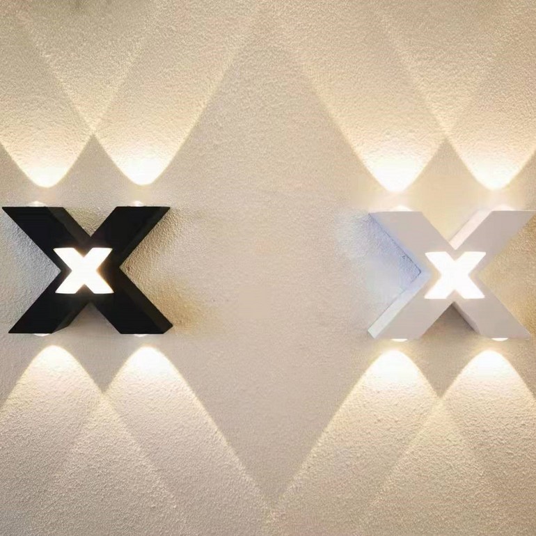 朵盛X型创新独特卧室室内家用双向壁灯