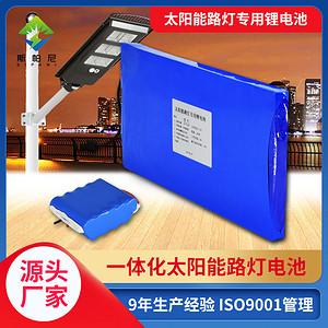 爆款12V长续航一体化太阳能路灯专用锂电池