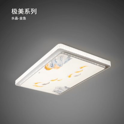 水晶-金鱼系列加厚底盘恒流电源高亮省电吸顶灯