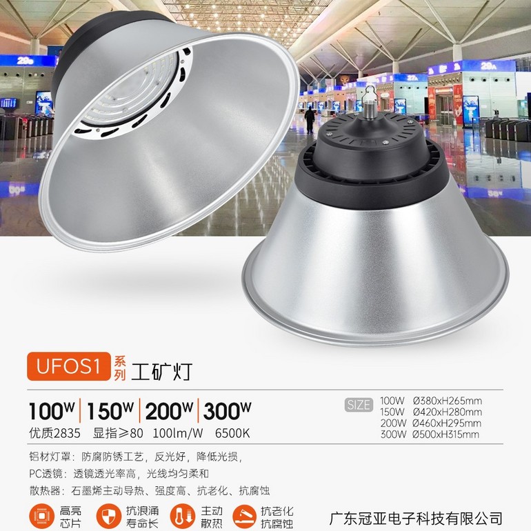 UFOS1系列反光好主动散热工矿灯