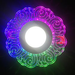 花型LED双色面板灯