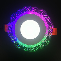 14种外圈光源LED双色面板灯