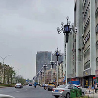 LED室外城市道路简约节能高杆路灯