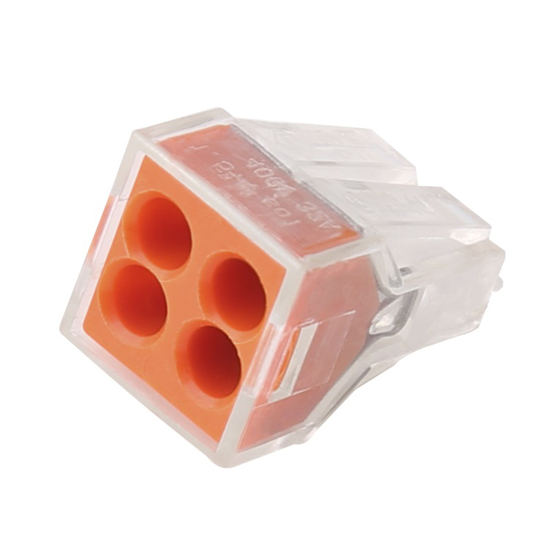 PCT-104四孔电线插拔式家用快速接头连接器