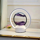 3D流动沙画创意礼物室内装饰台灯