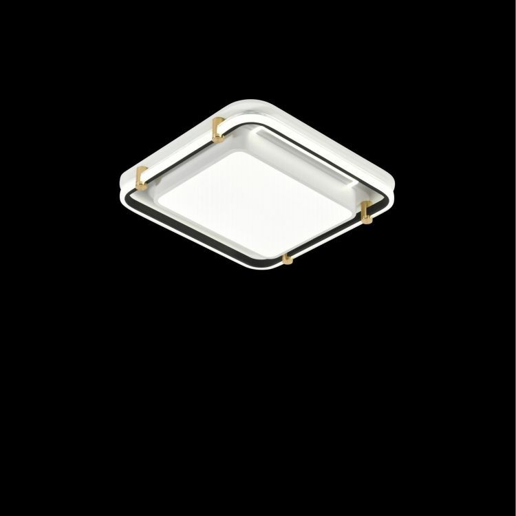 方形简约家居客厅吸顶灯