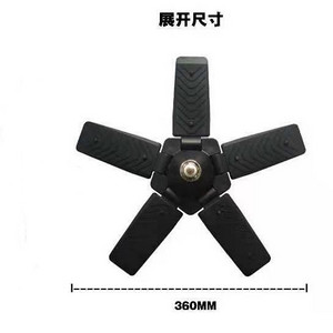 室内家用折叠五叶螺口球泡灯泡