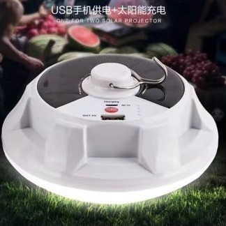 夜市地摊USB三太阳能三档调光露营灯