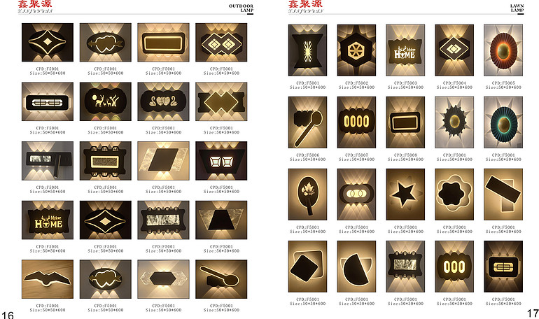 复古现代多造型室内室外壁灯