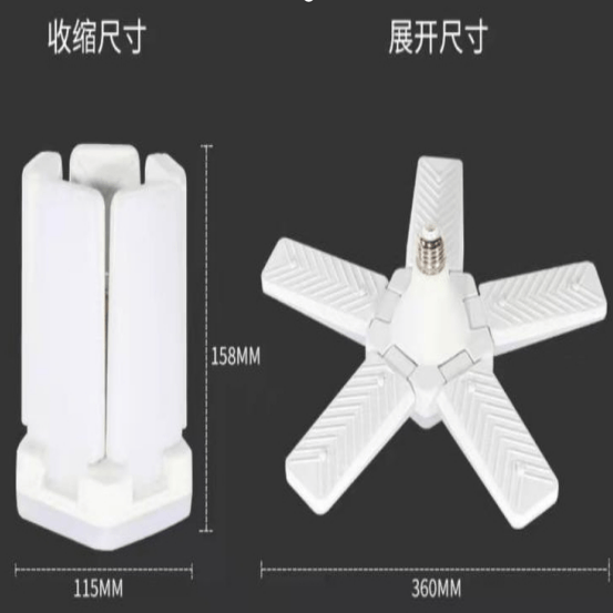 哑白简约时尚叶子灯