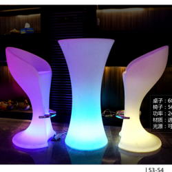 发光吧台桌椅可充电可接电景观灯