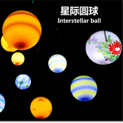 星际圆球挂件摆件多尺寸多款式景观灯