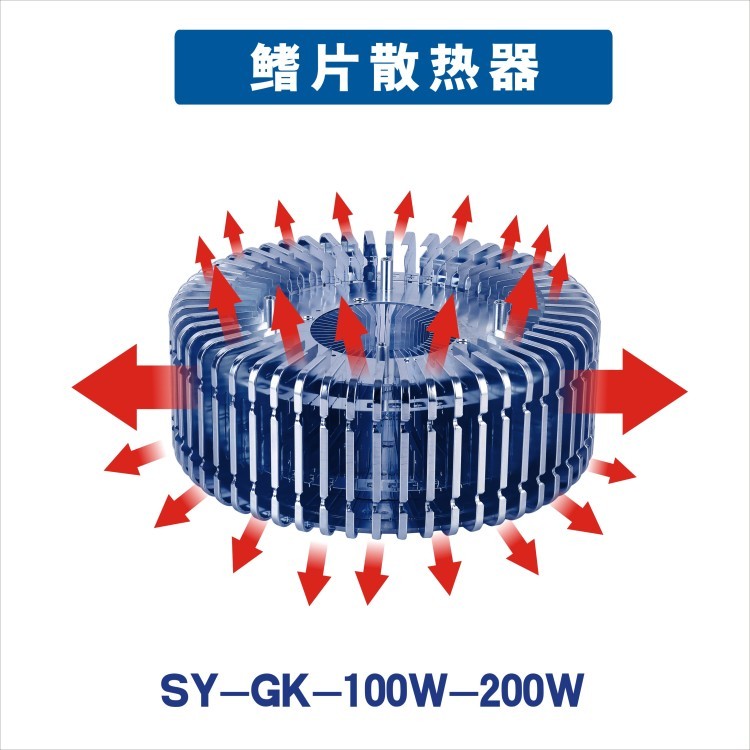 100W200W防潮SY-GK鳍片散热器