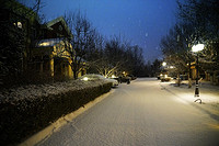 下雪灯可以营造出怎样的视觉效果