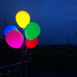 LED户外发光文旅景观5头气球灯