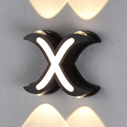 2313/4字母系列-X造型户外壁灯