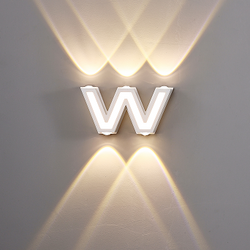 2314/5字母系列-W造型户外壁灯