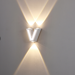 2316/3字母系列-V造型户外壁灯