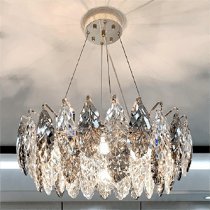 树叶水晶吊灯创意灯饰